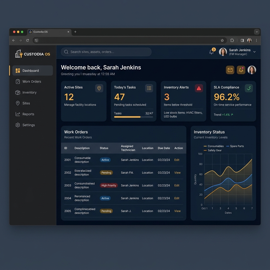 Custodia – Facility Operations Platform